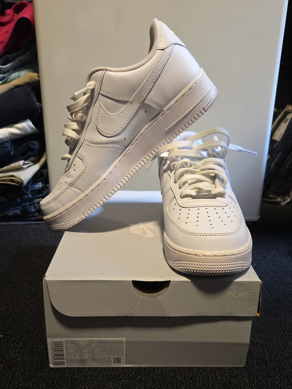 Nike Air Force 1 Low Top White Leather